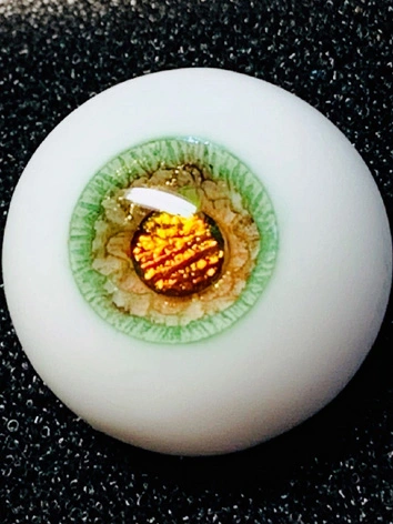 BJD人形用 12mm/14mm/16mm/18mm レジン/樹脂アイ グルーン 緑 猫の肉球ハンドル 球体関節人形用