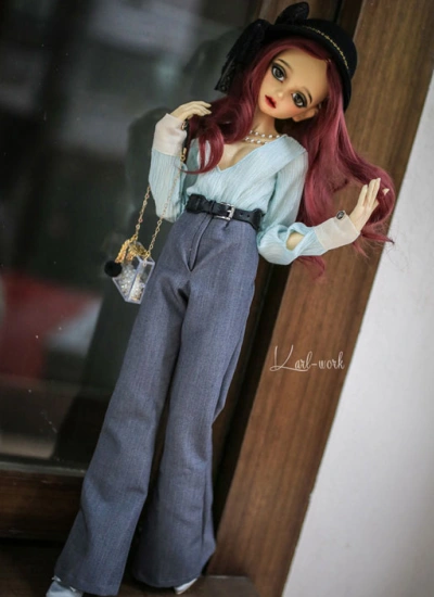 ドール用衣装 セット 【Jelly】SDGr/SDサイズ通用 ブルー 女用