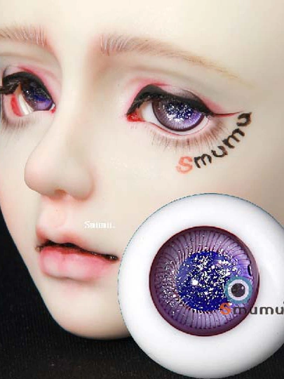 BJDドール用グラスアイ ライトむらさき系 YB-04 6mm 8mm 10mm 12mm 14mm 16mm 18mm 20mm 22mm 24mm 26mm