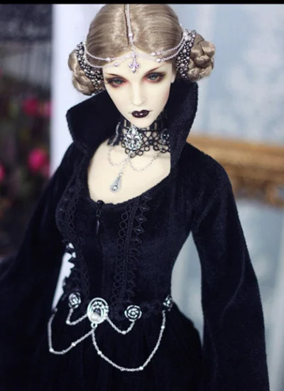 ドール用衣装セット ブラック Wizard  男用/女用 SD10/SD13/SD17/SDGR/LOONGSOUL73/IPEID/IPSID/SOOMID72/SOOMID75/オーダー製作サイズ