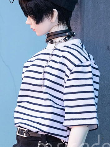 BJDドール用衣装 ストライプＴシャツ SD/SD17/popo68サイズ用 4色 男の子用