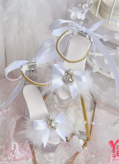 人形用靴　SD/DDサイズ人形通用　女性用　ハイヒール ブラック/ホワイト/ピンク