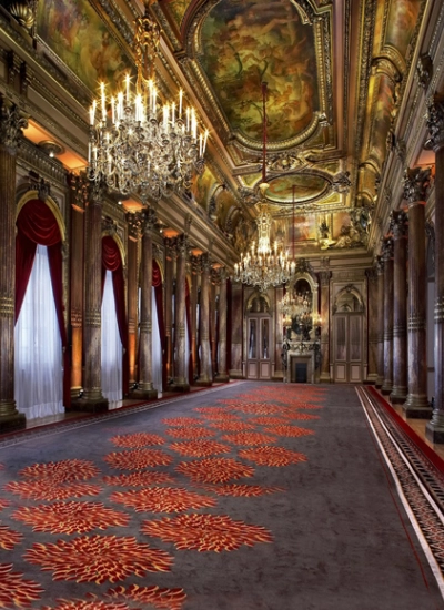 宮廷背景 人形アイテム 人形用撮影背景の幕 多類タイプあり