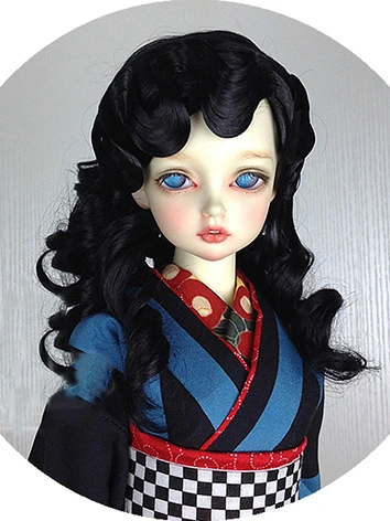 BJDドール用ウィッグ フィンガーウェーブ MSD/小顔SD/SDサイズ人形用