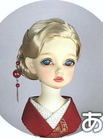 BJDドール用 ウィッグ フィンガーウェーブ MSD/小顔SD/SDサイズ人形用