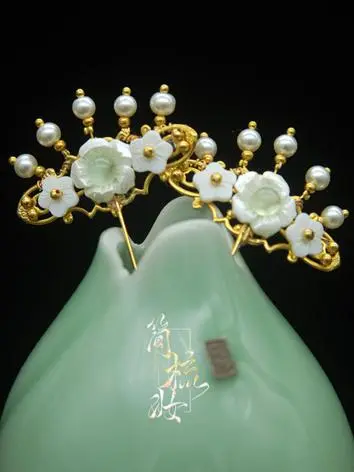 BJDドール用 古風飾り物 手作りAncientヘアピン SDサイズ人形用