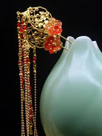 BJDドール用 古風飾り物 手作りAncientヘアピン SDサイズ人形用