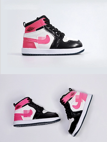 BJDドール用 お靴 ピンク スニーカー MSD/SD/70cm+サイズ人形用