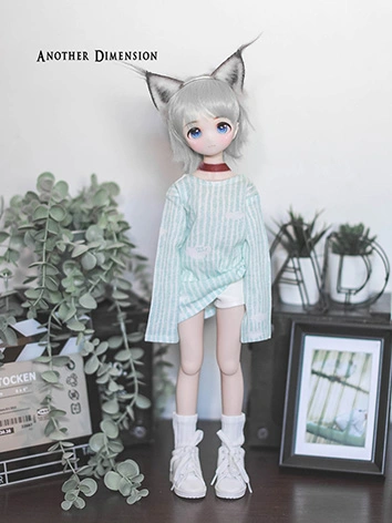 BJDドール用 バーカ ストライプ柄 MSD/MDD/SD/70cmサイズ人形用