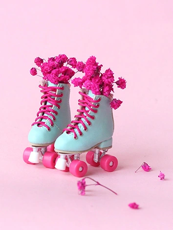 BJDドール用 ローラースケート 幼SDサイズ人形用 11色入り 