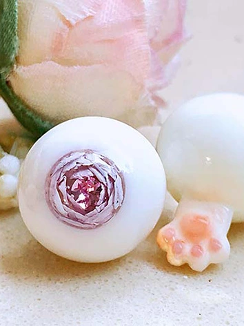 BJDドール用 アイ レジン 薔薇 12mm/14mm/16mm/18mm