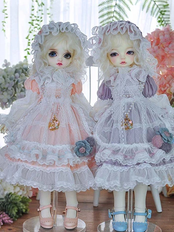 BJDドール用 洋服セット ブルー/オレンジ/パープル MSD/MDD/SDサイズ人形用