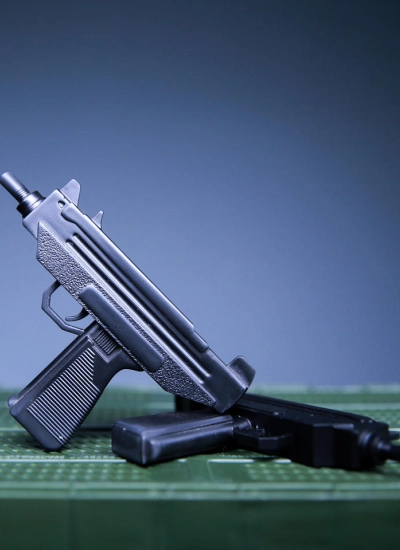 人形アイテム ピストル アクセサリー 撮影道具 72cm級ドール用