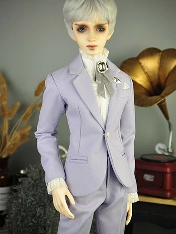 ドール用服 スーツセット イェロー/パープル MSD/SD/65/70/LS73/EIDサイズ人形用