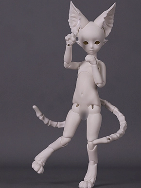 BJDドール用 ボディ B6-14 獣足 女の子 球体関節人形