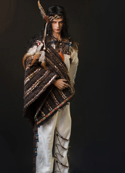 数量限定 BJD ドール服 インディアン 男の子 73cmサイズ用