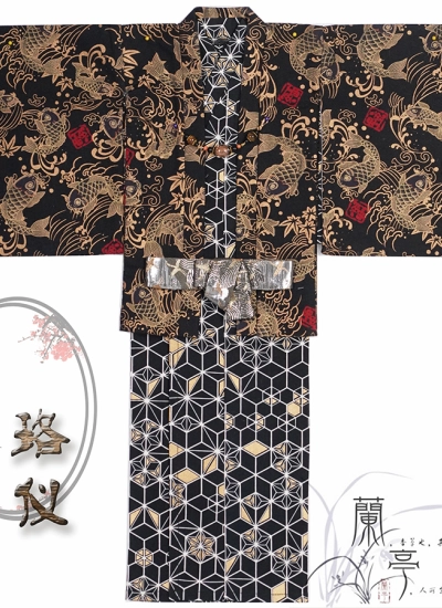 BJDドール服 羽織浴衣 70cm/SD/MSD/YSDサイズ人形用 