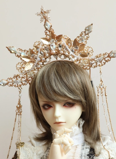 BJD ドール用 王冠 雪花 MSD/SD/70cmサイズ人形用 球体関節人形
