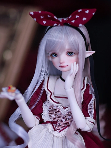 2026廃盤予定 BJD ドール 本体 雪 エルフ 44cm 女の子 球体関節人形