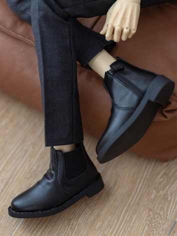 BJD DOLL ドール用 お靴 ブラック SD/70cm/ID75サイズ人形用