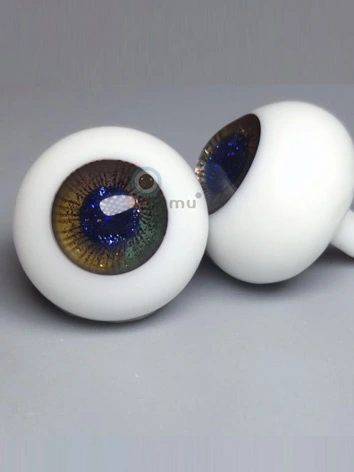 BJDドール用グラスアイ ブルー系 V14 8mm 10mm 12mm 14mm 16mm 18mm 20mm 22mm 24mm 26mm