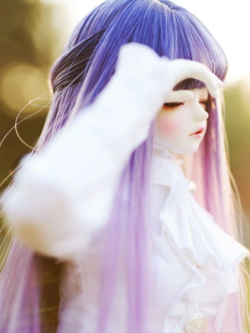 BJDドール用ウィッグ ロングパーマ グラデーション SD/小顔SD/MSDサイズ人形用