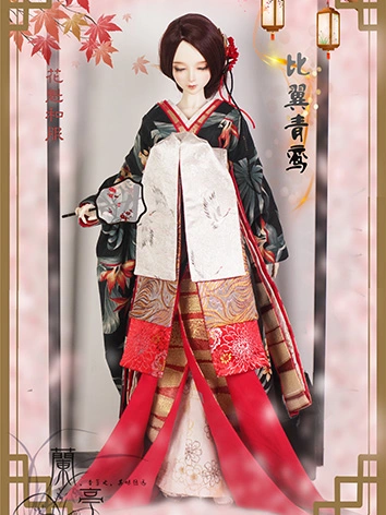 BJDドール用 着物セット 花嫁 SD/SD17/MSD/69cmサイズ人形用