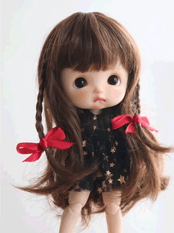 BJDドール用 ウィッグ 柔らかい糸 1/8サイズ人形用