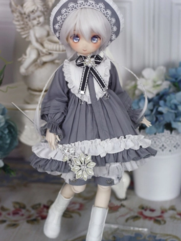 BJD DOLL ドール用 洋服『小灰鴿』【Little pigeons】グレー MSD/MDD/オーダー製作 
