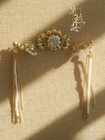 BJDドール用 古風飾り物 手作り簪 クラウン 【簡櫛粧】 SDサイズ人形用