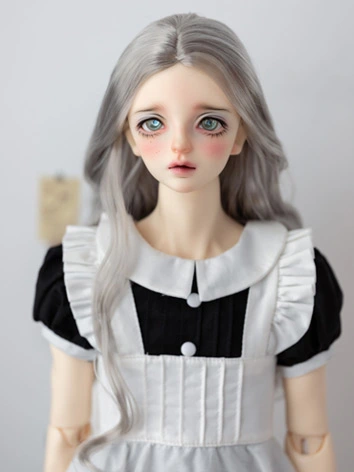 BJDドール用 ウィッグ 柔らかい糸 ロングパーマ SDサイズ人形用