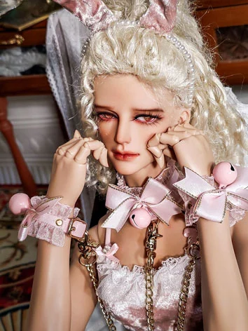 BJDドール用 セクシーランジェリー 手錠 ピンク SD/68cm/73cm/75cmサイズ人形用