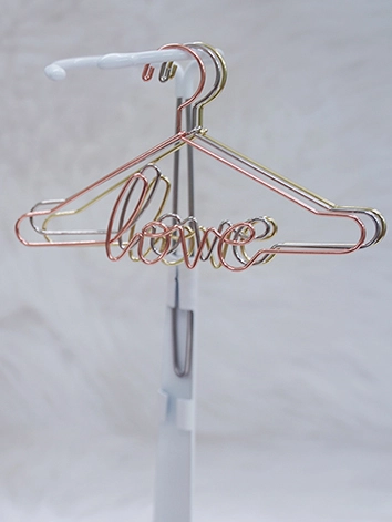 BJDドール用 LOVE文字 ミニハンガー 5枚セット 3色あり SDサイズ人形用