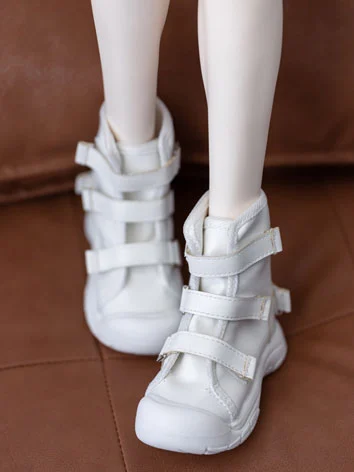 BJD DOLL ドール用 お靴 ホワイト スニーカー 70cmサイズ人形用