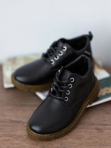 BJD DOLL ドール用 お靴　ブラック ホワイト マーティンブーツ MSD/SD/70cm/ID75サイズ人形用