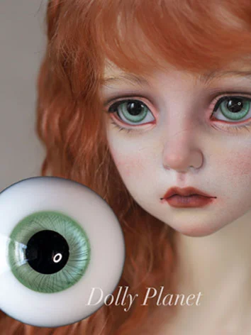 BJD球体関節人形用 グラスアイ グリーン H-53  14/16mmサイズ