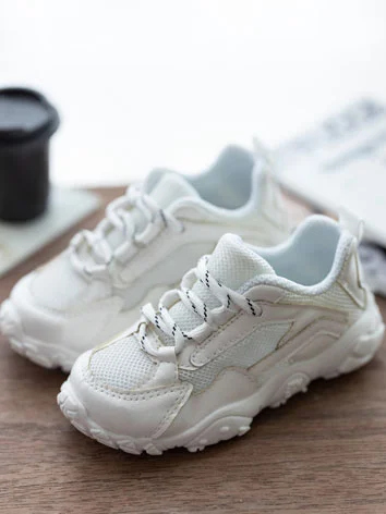 BJD DOLL ドール用 お靴 運動靴 ホワイト ブラック グレー 70cmサイズ人形用