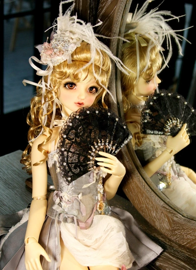 BJDドール用 扇子 アクセサリー SD/MSDサイズ 球体関節人形