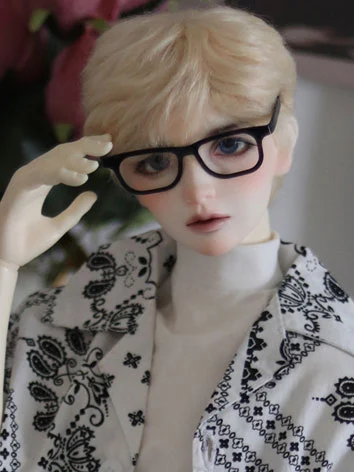 BJD ドール用 ショート モヘア ライトゴールド YOSD/MSD/小顔SD/SDサイズ人形用