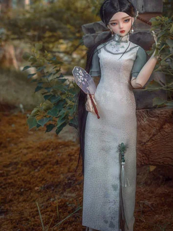 BJD DOLL ドール用 チャイナドレス ホワイト SD16/SD/MSDサイズ人形用