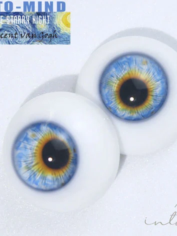 BJD ドール用 レジンアイ 樹脂  12mm/14mm/16mm/18mmサイズ人形用  星夜