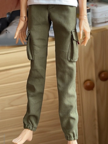 BJDドール用 ズボン カジュアル グリーン  Granado 32Evolve/Adagio 修杰ボディ用