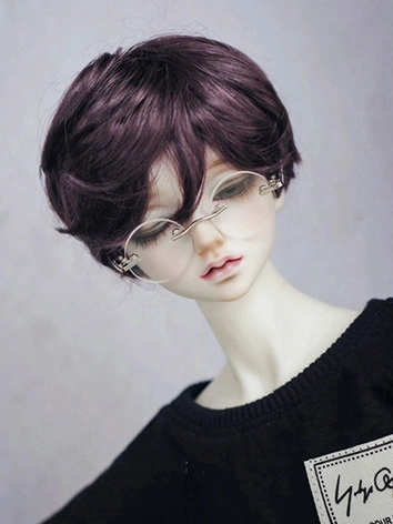 ドール用ウィッグ ピンク/ブラウン SD/MSD/YSDサイズ人形用