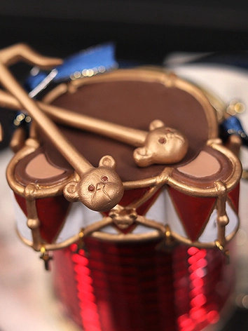 BJD ドール用 楽器 熊ドラム 塔米(Tami) 25-30cmサイズ人形用