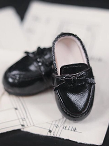 BJD DOLL ドール靴 西奥（Theo）ブラック 男の子用 30cmサイズ人形用
