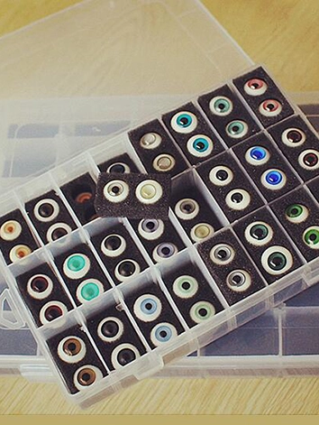 BJDドール用 アイ収納ケース 24セット/36セット 14mm-18mmサイズアイ用