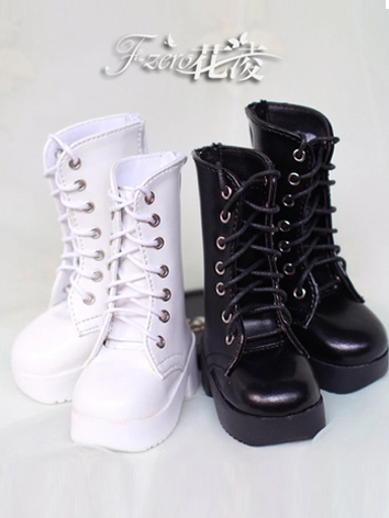 ドール お靴 ブーツ ホワイト ブラック ブラウン SD/MSDサイズ人形用