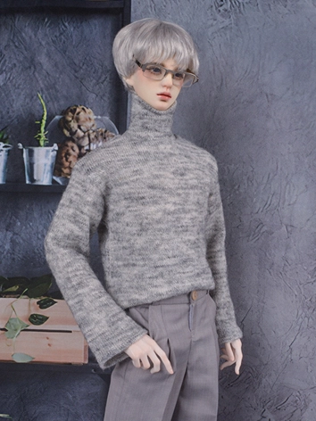 BJD DOLL ドール用セーター グレー MSD/SD/68cm/73cm/ID75サイズ人形用