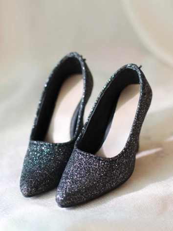 ドール お靴  ハイヒール シューズ ブラック シルバー ゴールド SDサイズ人形用