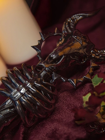 BJDドール用 道具【悪魔の手杖】ブラック/ホワイト SD/MSDサイズ人形用